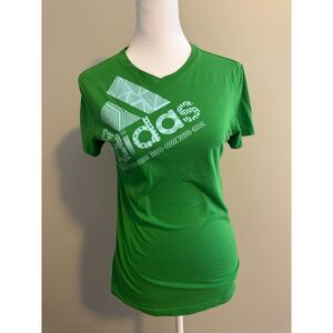 Adidas Climalite Ultimate Tee in Bold Green Size Small